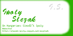 ipoly slezak business card